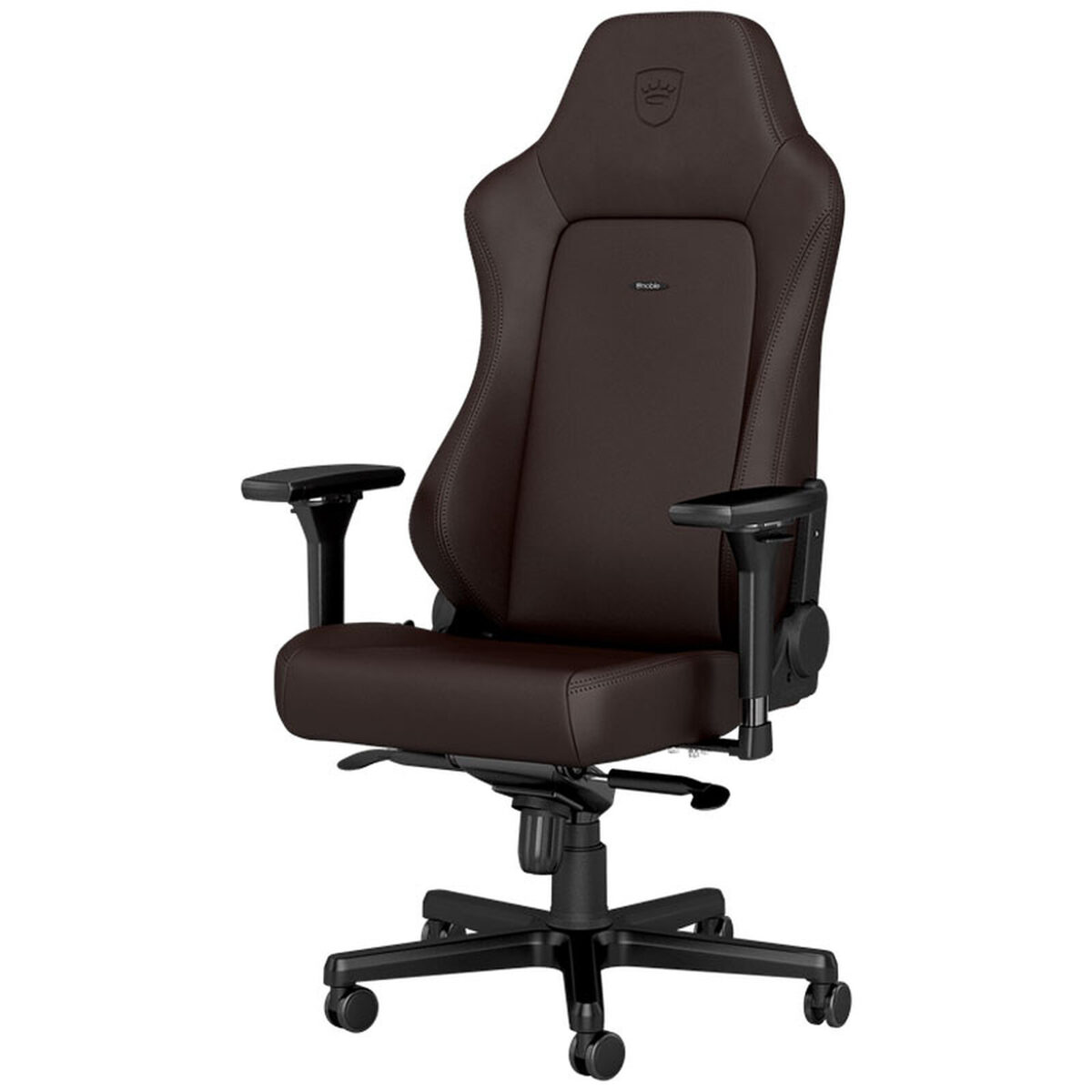 Noblechairs HERO (Java Edition) - Siège en similicuir avec dossier inclinable à 135° et accoudoirs 4D pour gamer – Image 1