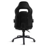 Spirit of Gamer Mustang Noir - Siège en similicuir pour gamer avec dossier réglable à 160°, repose-jambes et accoudoirs fixes – Image 2
