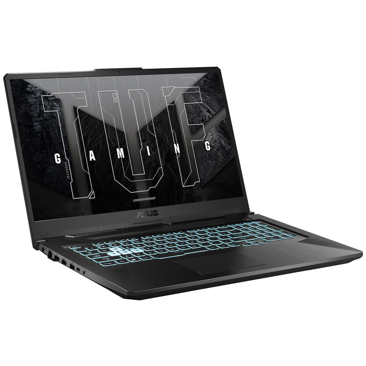 ASUS TUF Gaming A17 FA706NF-HX020W - AMD Ryzen 5 7535HS, 16 Go RAM, SSD 512 Go, 17.3" Full HD 144 Hz, NVIDIA GeForce RTX 2050 4 Go, Wi-Fi 6, Windows 11 Famille – Image 1