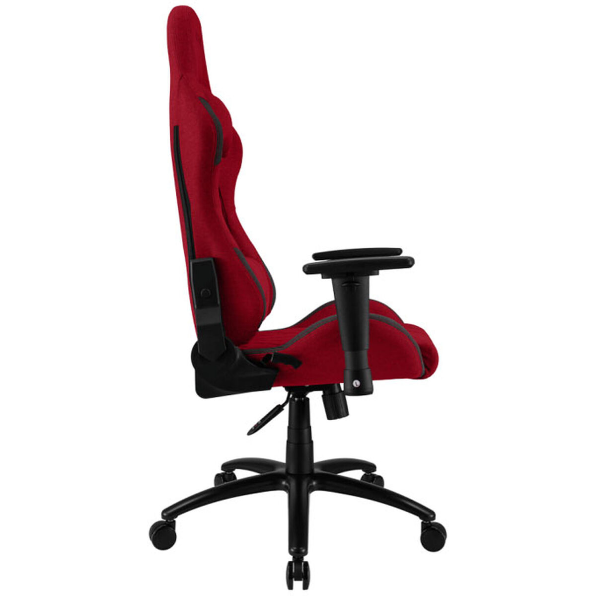 REKT ULTIM8-RS Rouge – Fauteuil Gaming en tissu avec dossier inclinable à 160° et accoudoirs 3D – Image 4