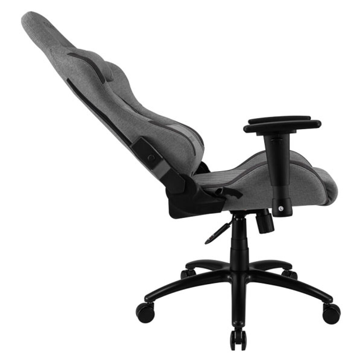 REKT ULTIM8-RS Gris Foncé – Fauteuil Gaming en tissu avec dossier inclinable 160° et accoudoirs 3D – Image 3