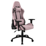 REKT ULTIM8-RS Rose – Fauteuil Gaming en tissu avec dossier inclinable à 160° et accoudoirs 3D