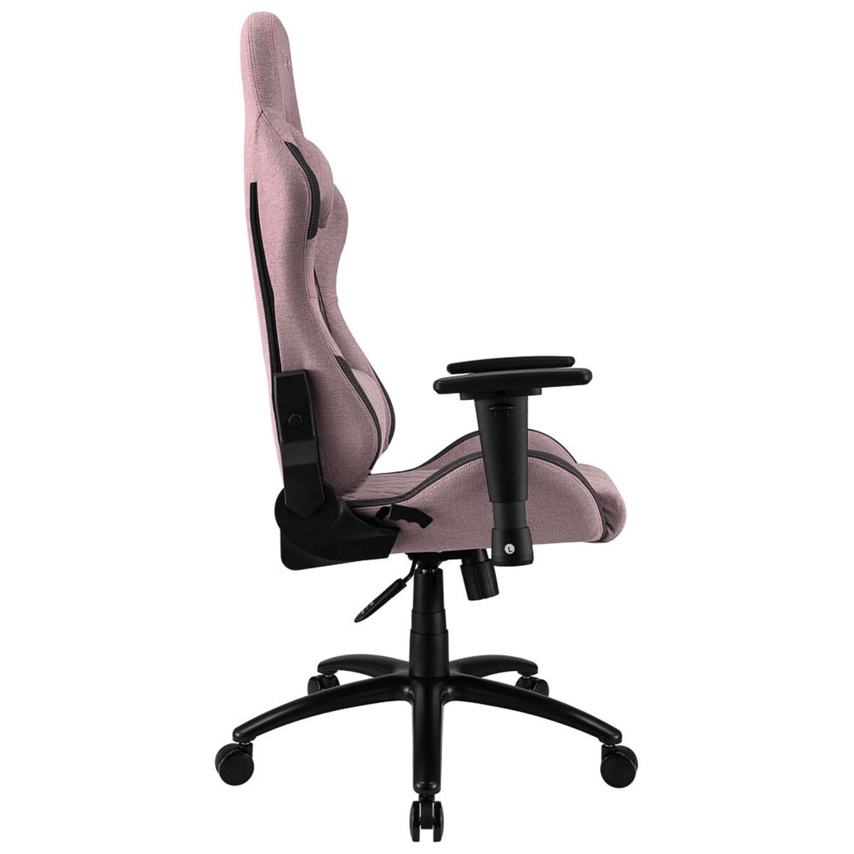 REKT ULTIM8-RS Rose – Fauteuil Gaming en tissu avec dossier inclinable à 160° et accoudoirs 3D – Image 4