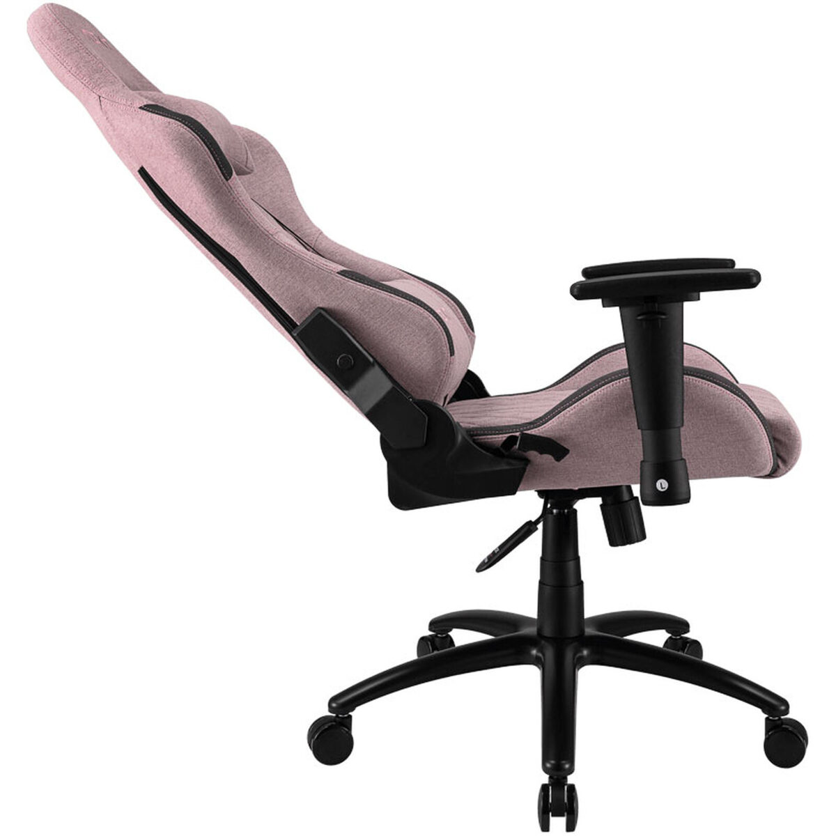 REKT ULTIM8-RS Rose – Fauteuil Gaming en tissu avec dossier inclinable à 160° et accoudoirs 3D – Image 3