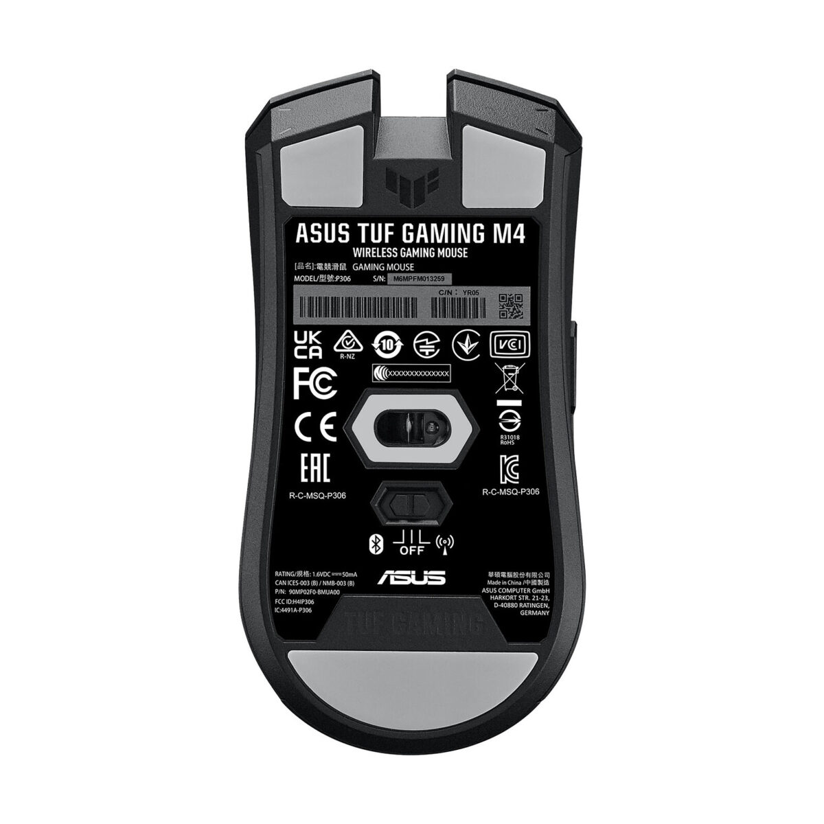ASUS TUF Gaming M4 Wireless - Souris Gamer Sans Fil 12 000 dpi RGB – Image 2