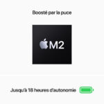 Apple MacBook Air M2 13" (2022) Gris sidéral – 16 Go RAM / 256 Go SSD (MC7U4FN/A) – Image 3