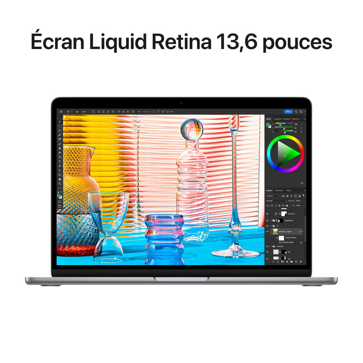 Apple MacBook Air M2 13" (2022) Gris sidéral – 16 Go RAM / 256 Go SSD (MC7U4FN/A) – Image 2