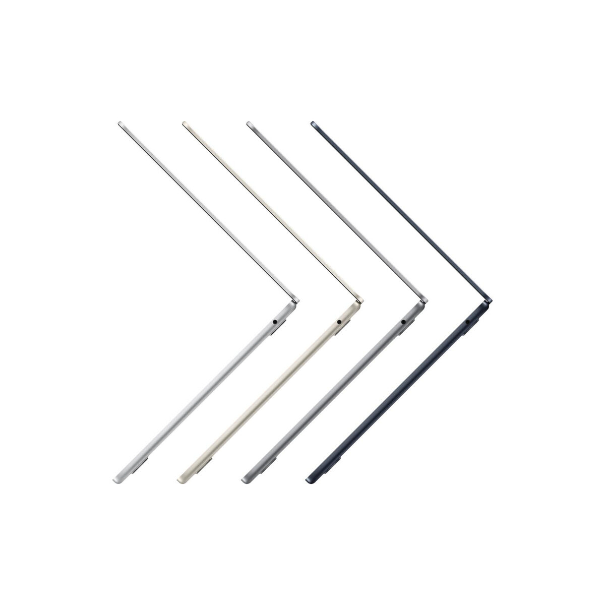 Apple MacBook Air M2 13" (2022) Lumière Stellaire – 16 Go RAM / 256 Go SSD (MC7W4FN/A) – Image 3