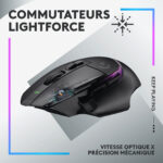 Logitech G502X Plus Noir - Souris Gamer Sans Fil 25 000 dpi RGB Lightsync – Image 5