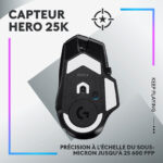 Logitech G502X Plus Noir - Souris Gamer Sans Fil 25 000 dpi RGB Lightsync – Image 3
