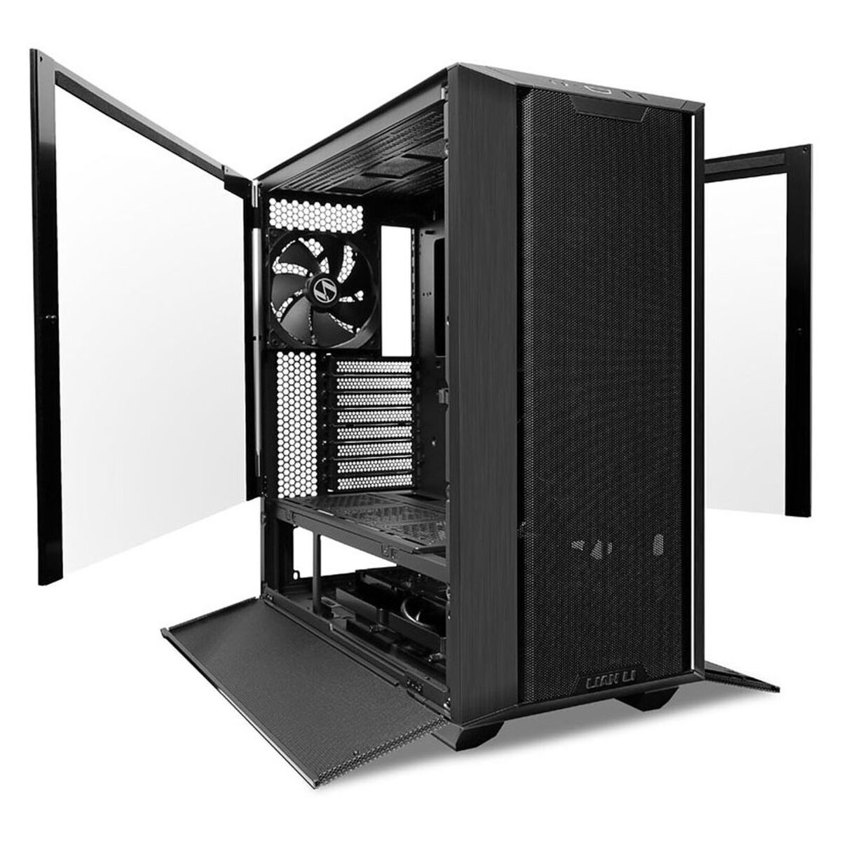 Lian Li LANCOOL III Noir – Boîtier Moyen Tour Verre Trempé avec 4 Ventilateurs – Image 3