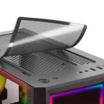 Mars Gaming MC-ART - Boîtier Moyen Tour Noir avec Verre Trempé et LED ARGB – Image 2
