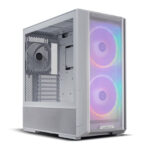 Lian Li LANCOOL 216 RGB Blanc - Boîtier Moyen Tour avec Verre Trempé et Ventilateurs ARGB