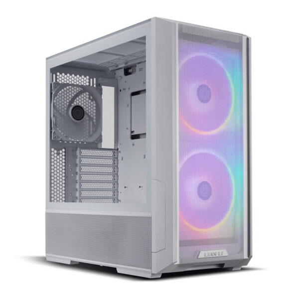 Lian Li LANCOOL 216 RGB Blanc - Boîtier Moyen Tour avec Verre Trempé et Ventilateurs ARGB