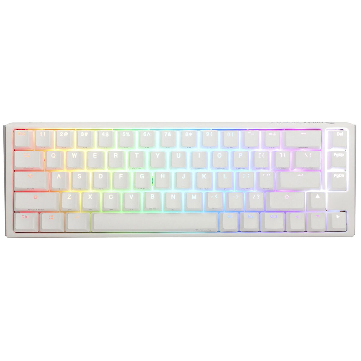 Clavier Mécanique Ducky Channel One 3 SF White 65% Cherry MX Black RGB – Image 1