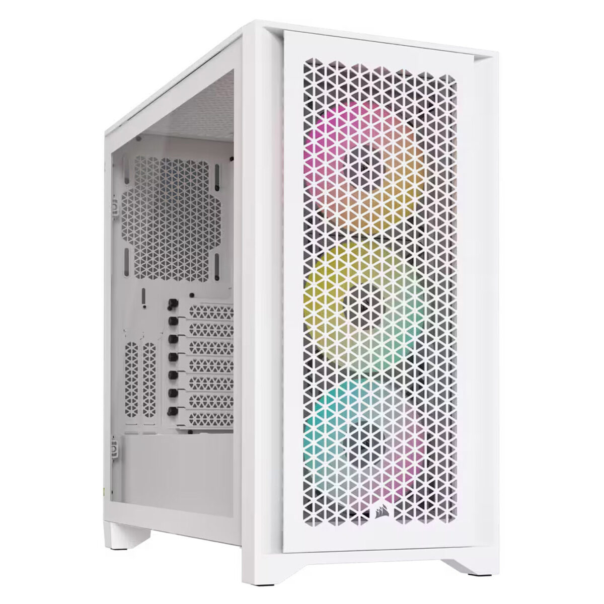Boîtier Corsair 4000D RGB Airflow Blanc Moyen Tour – Image 1