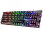 Spirit of Gamer Pro-K1 – Clavier semi-mécanique gamer – Rétroéclairage RGB – AZERTY Français
