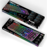 Spirit of Gamer Pro-K1 – Clavier semi-mécanique gamer – Rétroéclairage RGB – AZERTY Français – Image 2