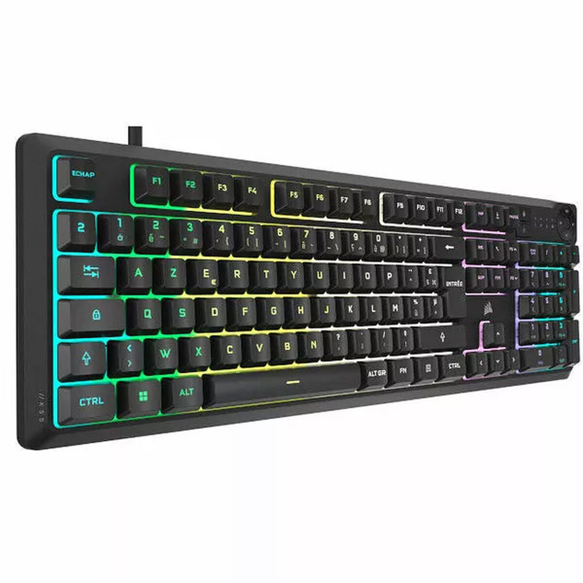 Corsair Gaming K55 Core RGB – Clavier Gaming AZERTY à membrane avec rétroéclairage RGB – Image 2