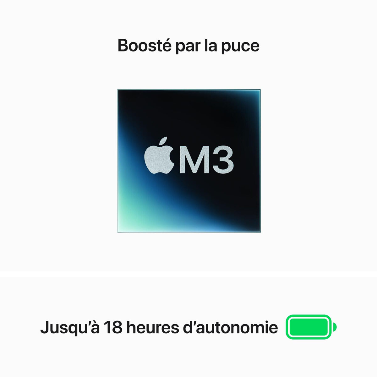 Apple MacBook Air M3 15 pouces (2024) Lumière stellaire 8Go/256 Go (MRYR3FN/A) – Image 4