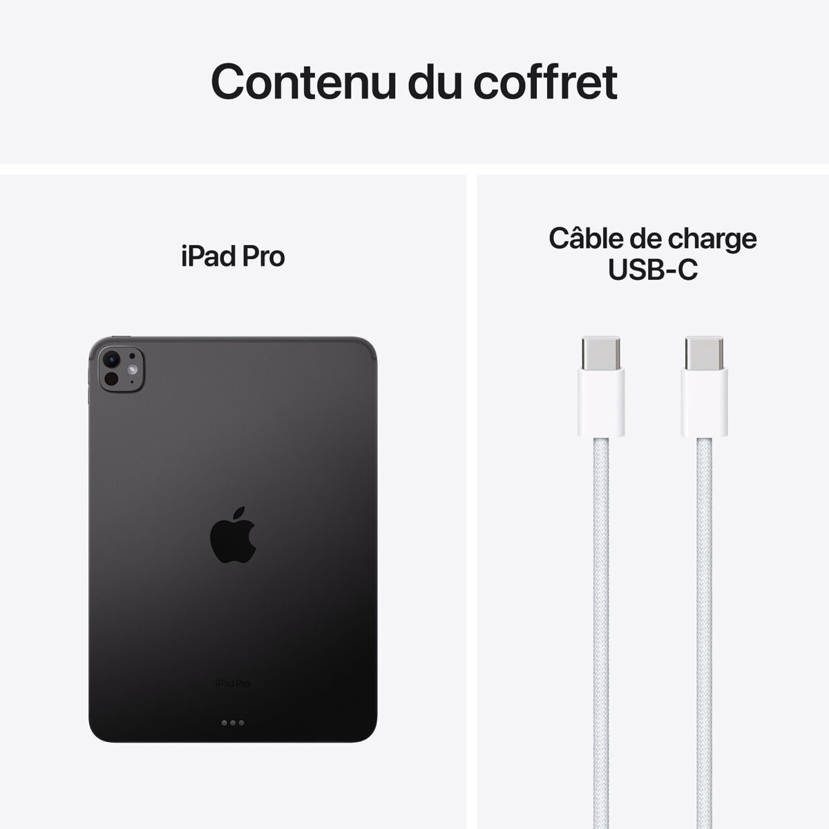 Apple iPad Pro M4 11" (2024) Wi‑Fi 256 Go – Noir Sidéral – Image 2