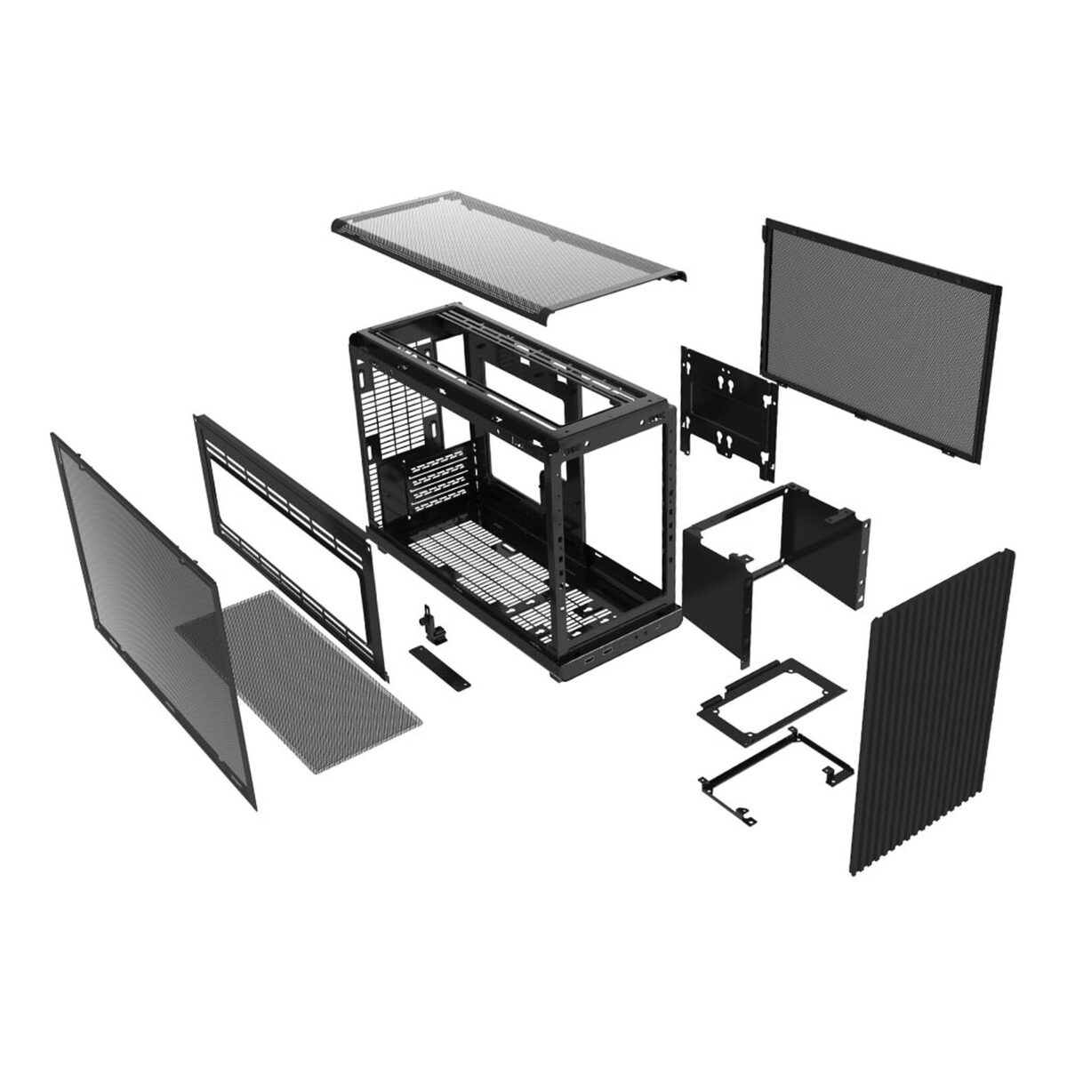 Lian Li A3-mATX Noir - Boîtier Mini Tour avec panneaux en mesh, collaboration DAN Cases – Image 2