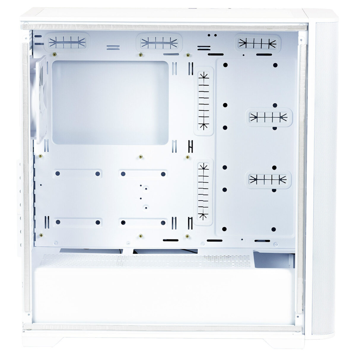 Fox Spirit FG1 Blanc – Boîtier Moyen Tour Verre Trempé avec 3 Ventilateurs ARGB – Image 5