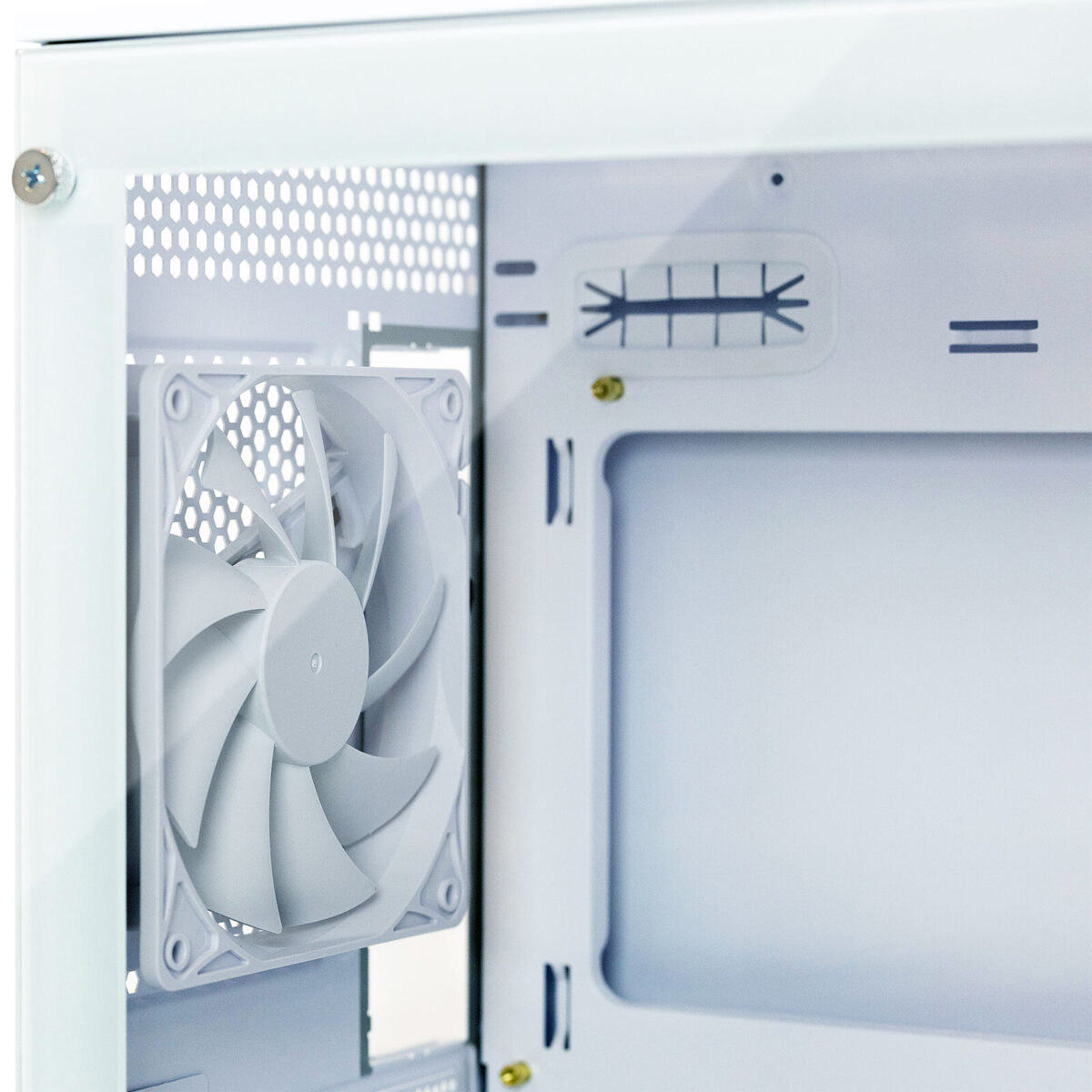 Fox Spirit FG1 Blanc – Boîtier Moyen Tour Verre Trempé avec 3 Ventilateurs ARGB – Image 2