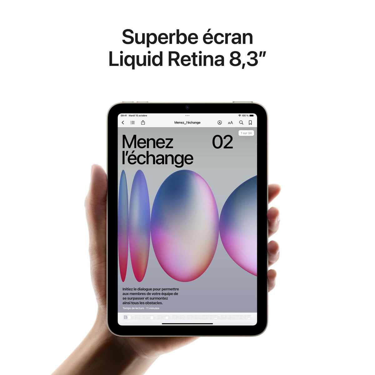Apple iPad mini (2024) Wi‑Fi 256 Go – Bleu – Image 5