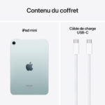 Apple iPad mini (2024) Wi‑Fi 256 Go – Bleu – Image 2
