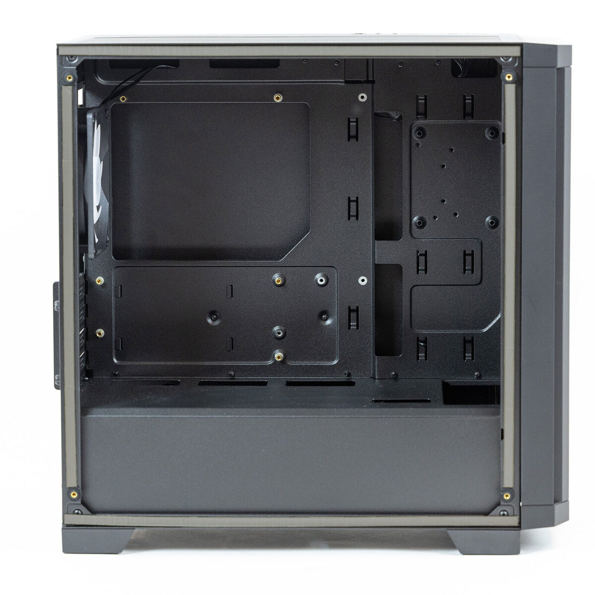 Fox Spirit MG1 - Boîtier Mini Tour Noir avec Panneau Verre Trempé et Ventilateurs ARGB – Image 4