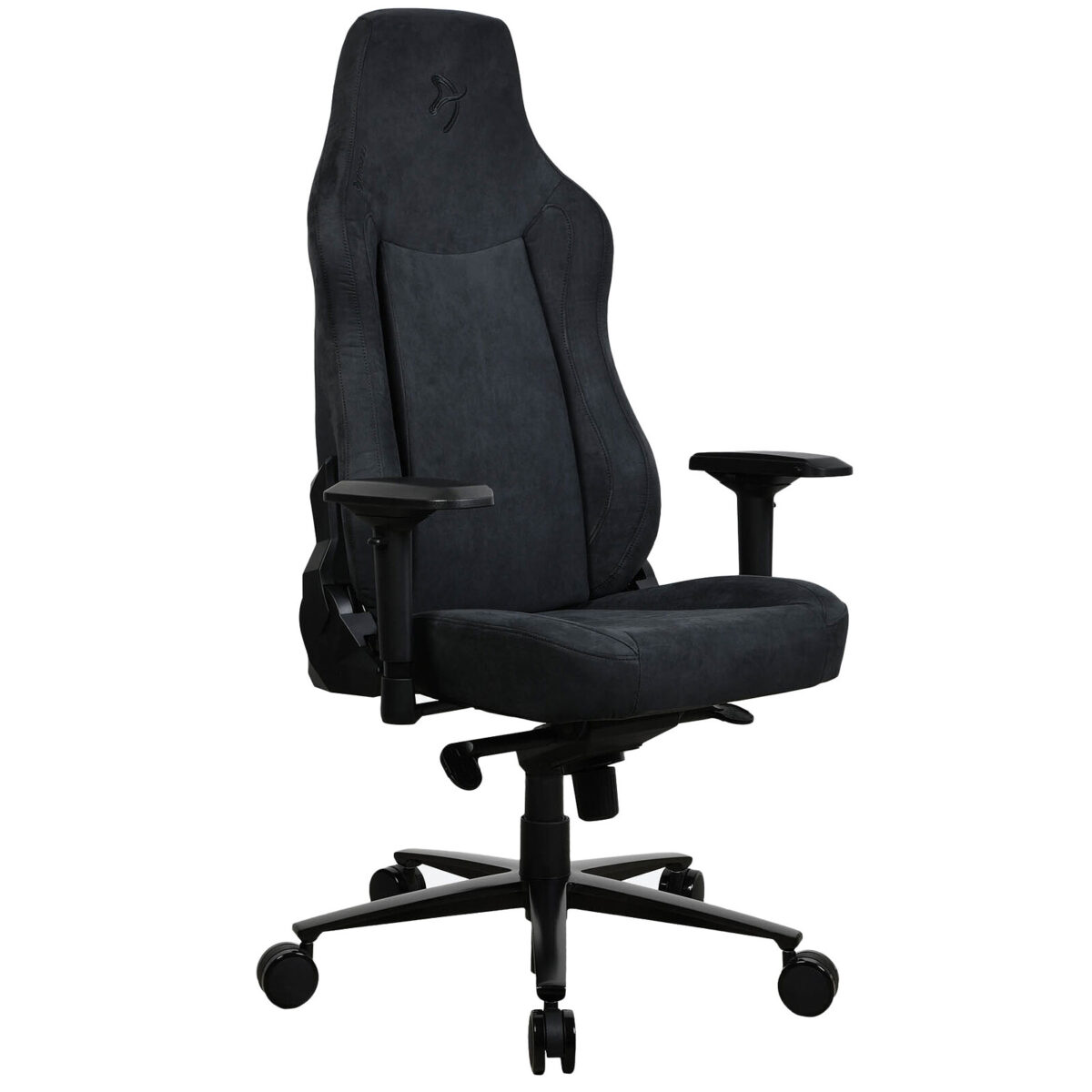 Arozzi Vernazza Supersoft (Noir) - Siège pour gamer en tissu microfibre avec dossier inclinable à 165° et accoudoirs 4D – Image 4