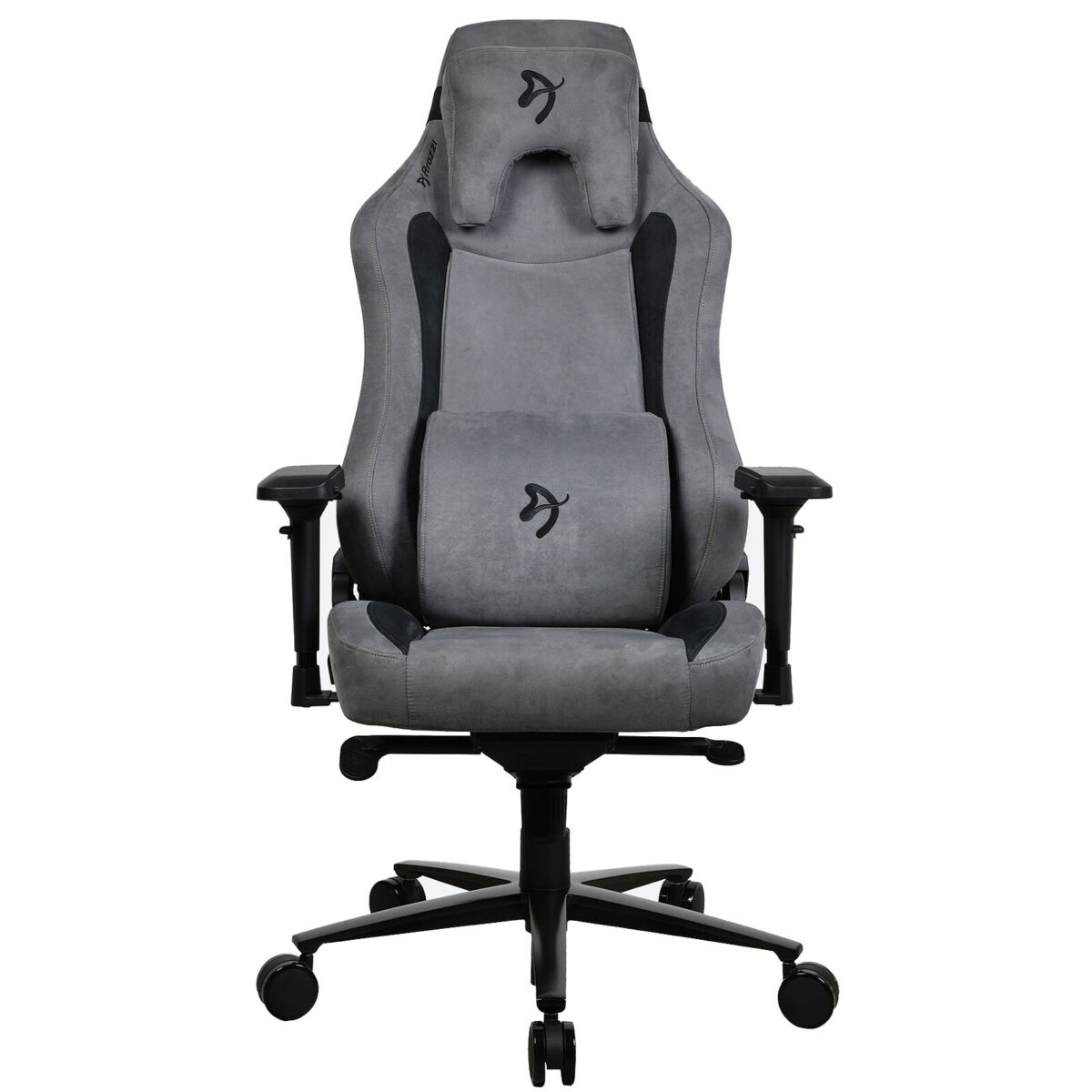 Arozzi Vernazza Supersoft (Anthracite) - Siège pour gamer en tissu microfibre avec dossier inclinable à 165° et accoudoirs 4D – Image 5