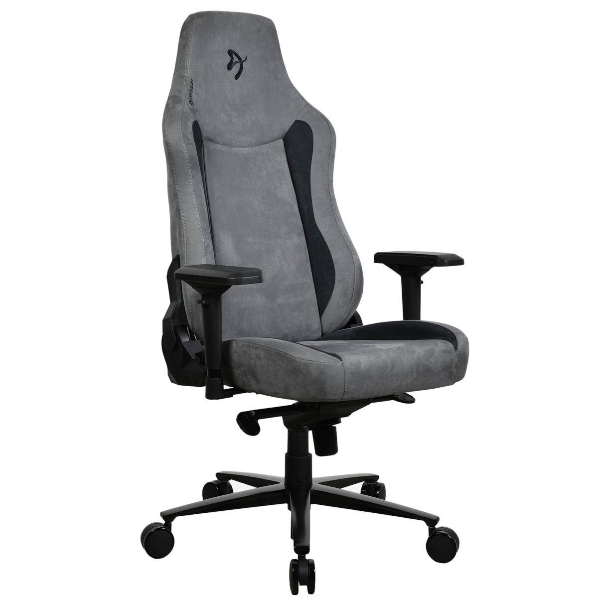 Arozzi Vernazza Supersoft (Anthracite) - Siège pour gamer en tissu microfibre avec dossier inclinable à 165° et accoudoirs 4D – Image 4