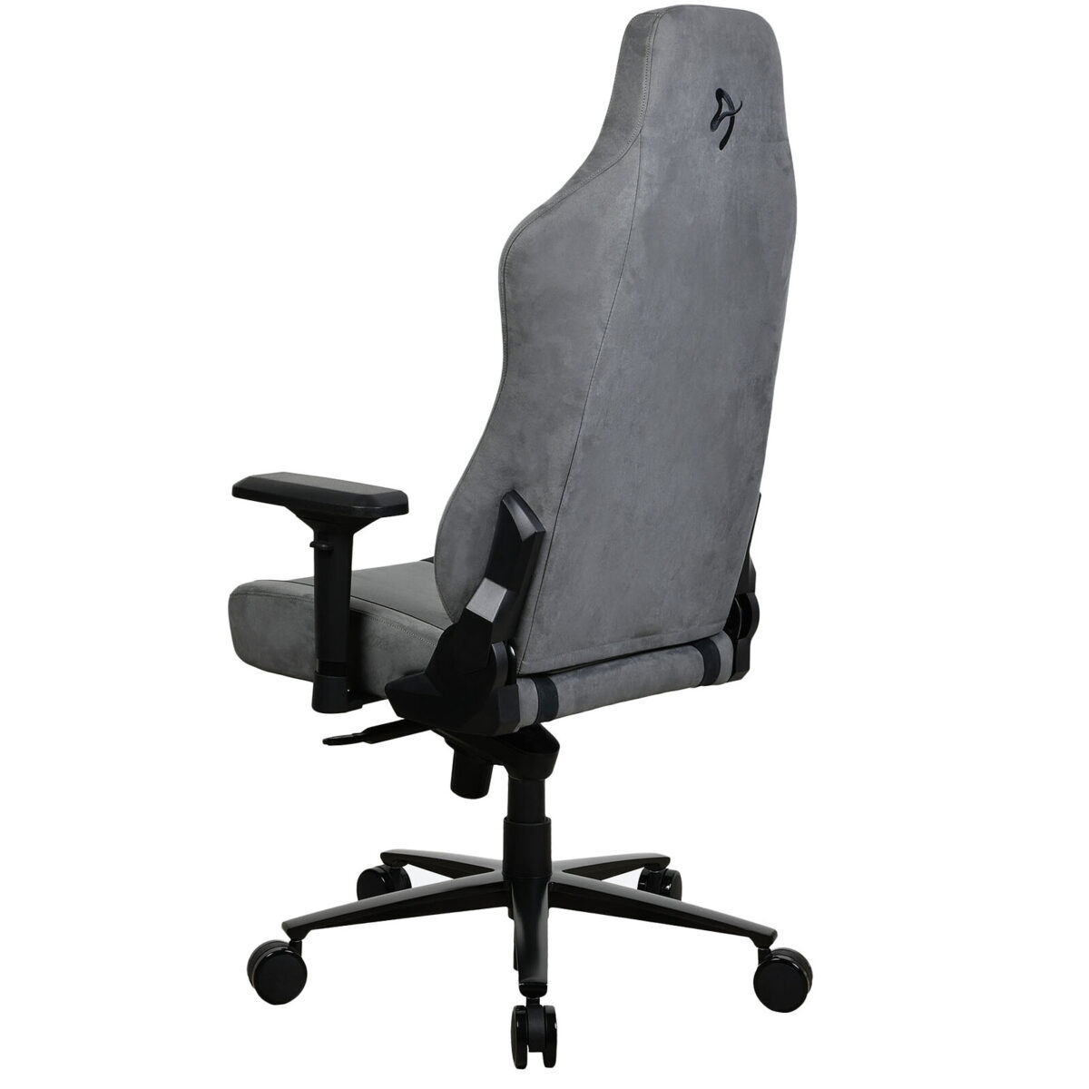 Arozzi Vernazza Supersoft (Anthracite) - Siège pour gamer en tissu microfibre avec dossier inclinable à 165° et accoudoirs 4D – Image 3