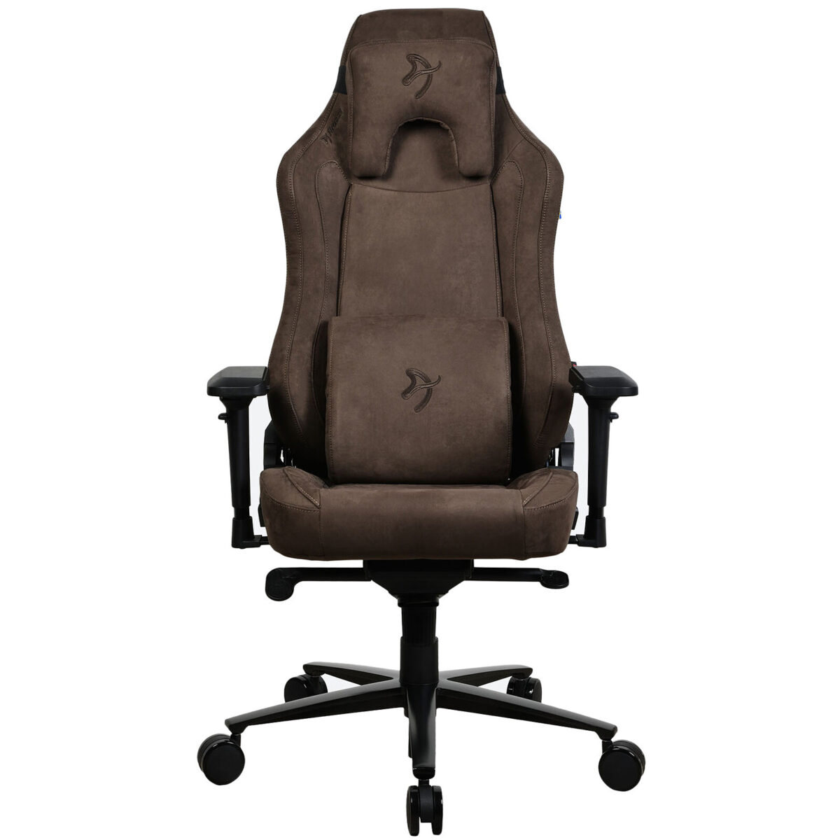 Arozzi Vernazza Supersoft (Marron) - Siège pour gamer en tissu microfibre avec dossier inclinable à 165° et accoudoirs 4D – Image 5