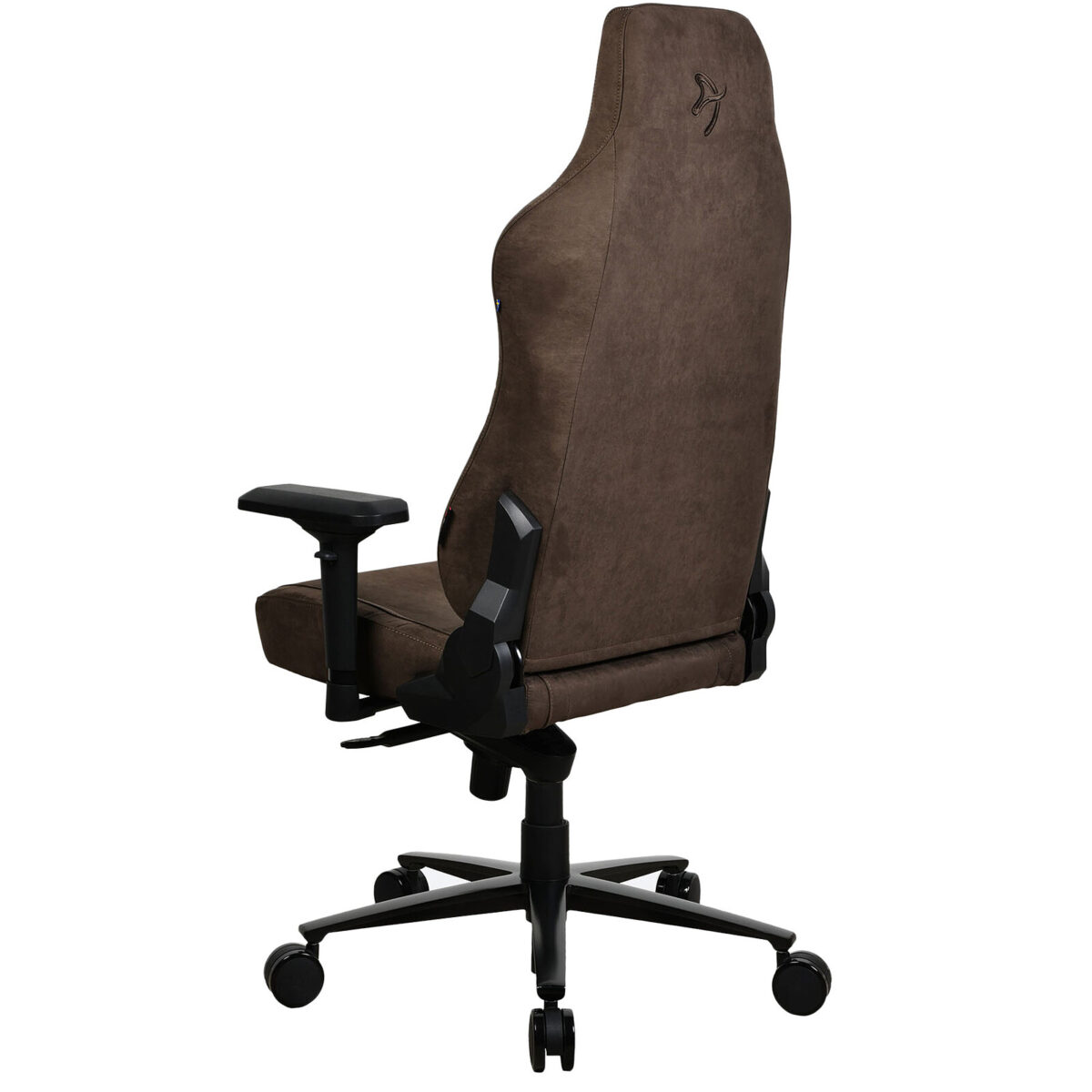 Arozzi Vernazza Supersoft (Marron) - Siège pour gamer en tissu microfibre avec dossier inclinable à 165° et accoudoirs 4D – Image 3