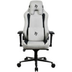 Arozzi Vernazza Supersoft (Gris Clair) - Siège pour gamer en tissu microfibre avec dossier inclinable à 165° et accoudoirs 4D – Image 5