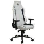 Arozzi Vernazza Supersoft (Gris Clair) - Siège pour gamer en tissu microfibre avec dossier inclinable à 165° et accoudoirs 4D – Image 4