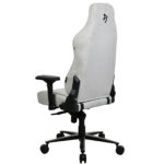 Arozzi Vernazza Supersoft (Gris Clair) - Siège pour gamer en tissu microfibre avec dossier inclinable à 165° et accoudoirs 4D – Image 3