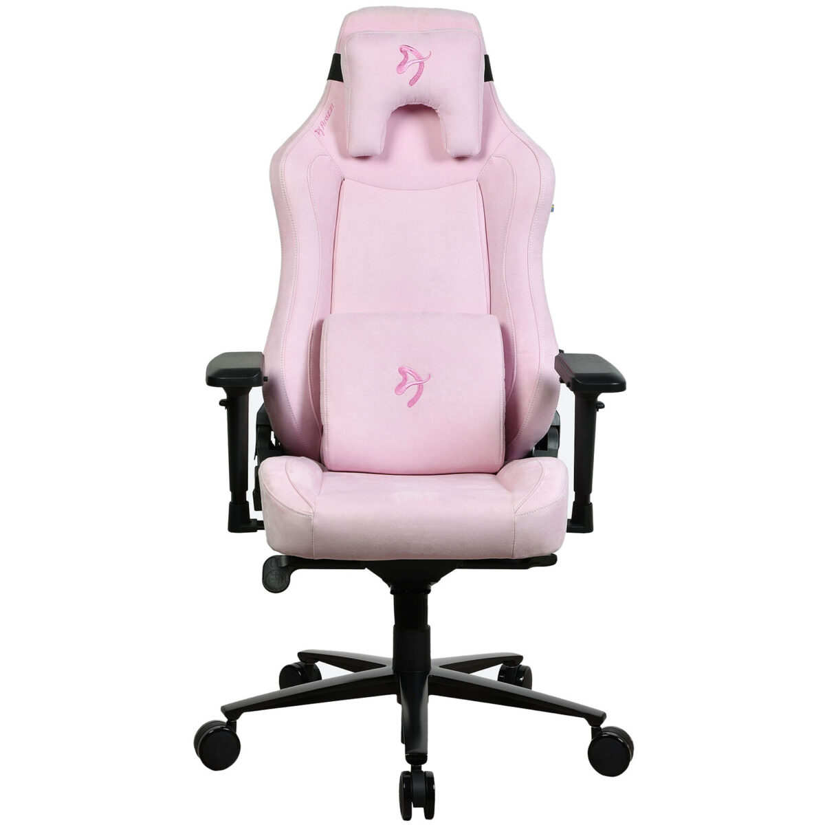 Arozzi Vernazza Supersoft (Rose) - Siège pour gamer en tissu microfibre avec dossier inclinable à 165° et accoudoirs 4D – Image 5