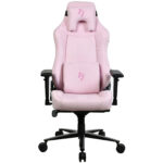 Arozzi Vernazza Supersoft (Rose) - Siège pour gamer en tissu microfibre avec dossier inclinable à 165° et accoudoirs 4D – Image 5