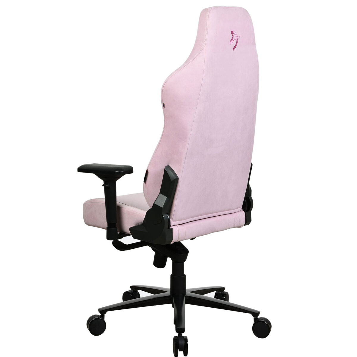 Arozzi Vernazza Supersoft (Rose) - Siège pour gamer en tissu microfibre avec dossier inclinable à 165° et accoudoirs 4D – Image 3