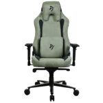 Arozzi Vernazza Supersoft (Forêt Vert) - Siège pour gamer en tissu microfibre avec dossier inclinable à 165° et accoudoirs 4D – Image 5