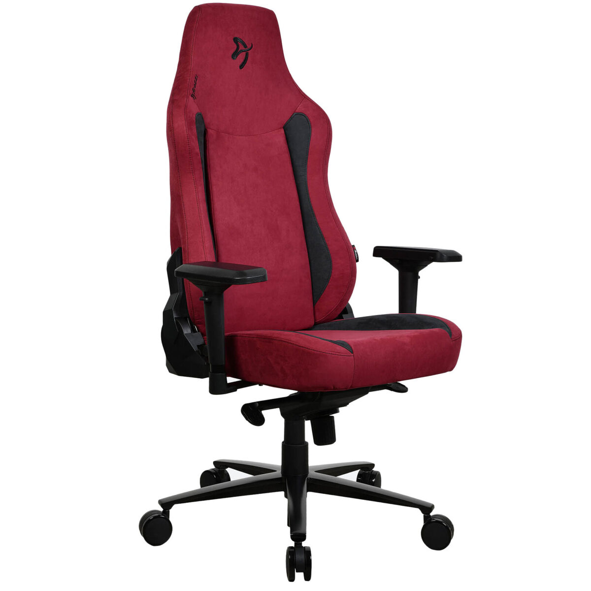Arozzi Vernazza Supersoft (Rouge) - Siège pour gamer en tissu microfibre avec dossier inclinable à 165° et accoudoirs 4D – Image 4