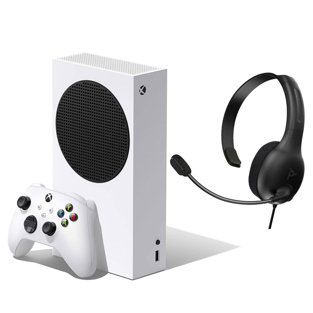 Microsoft Xbox Series S Blanc (512 Go) + Casque PDP LVL30 Offert – Image 1
