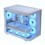 Boîtier PC Moyen Tour Aerocool P500C Blanc – Verre Trempé & Ventilateurs ARGB – Image 4