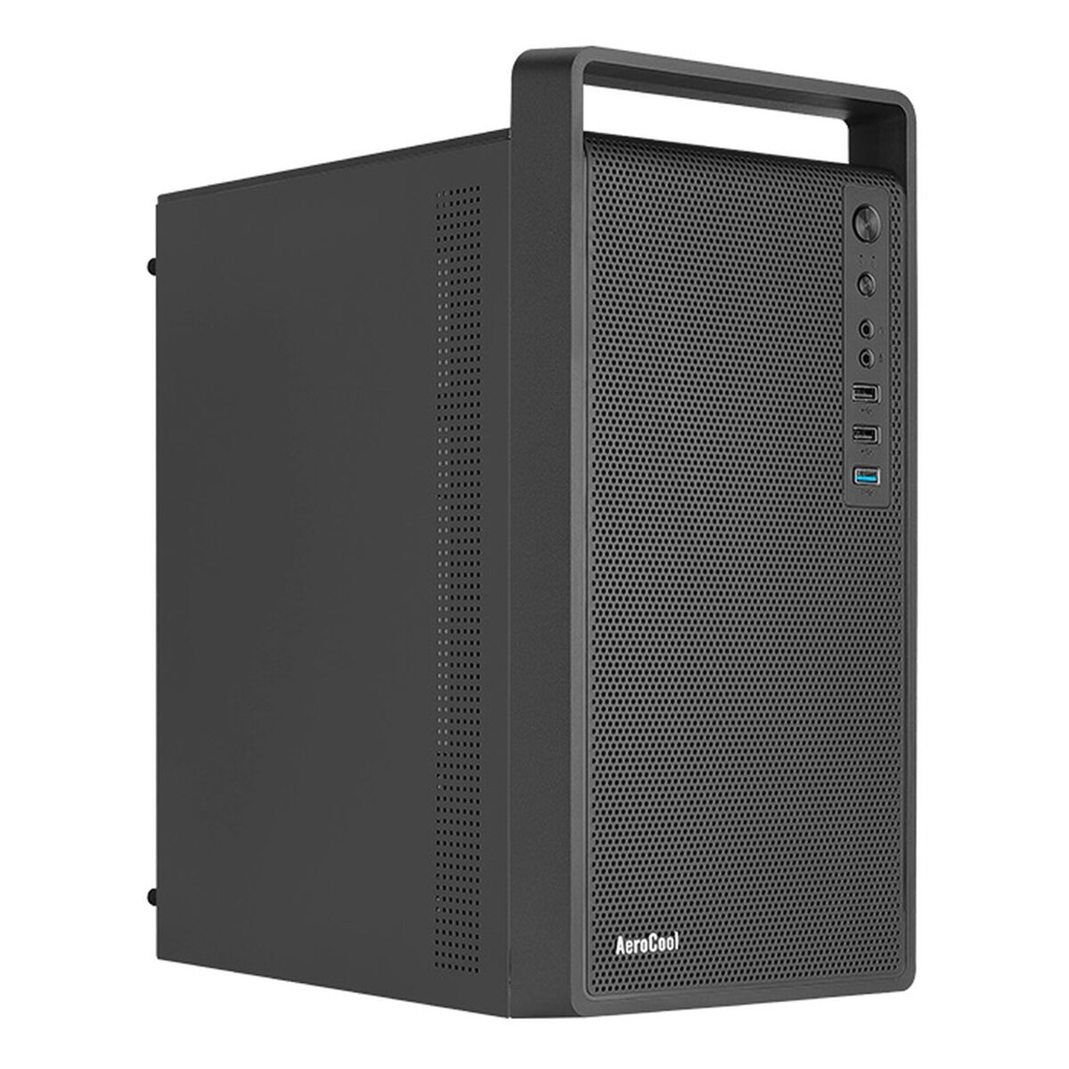 Aerocool CS-109-S - Boîtier Mini Tour Noir avec Ventilateur – Image 1