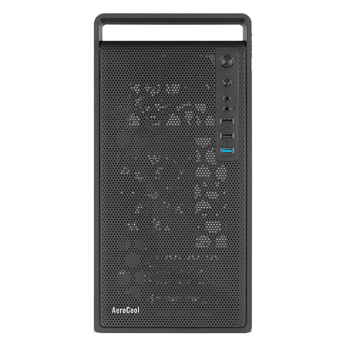 Aerocool CS-109-S - Boîtier Mini Tour Noir avec Ventilateur – Image 5