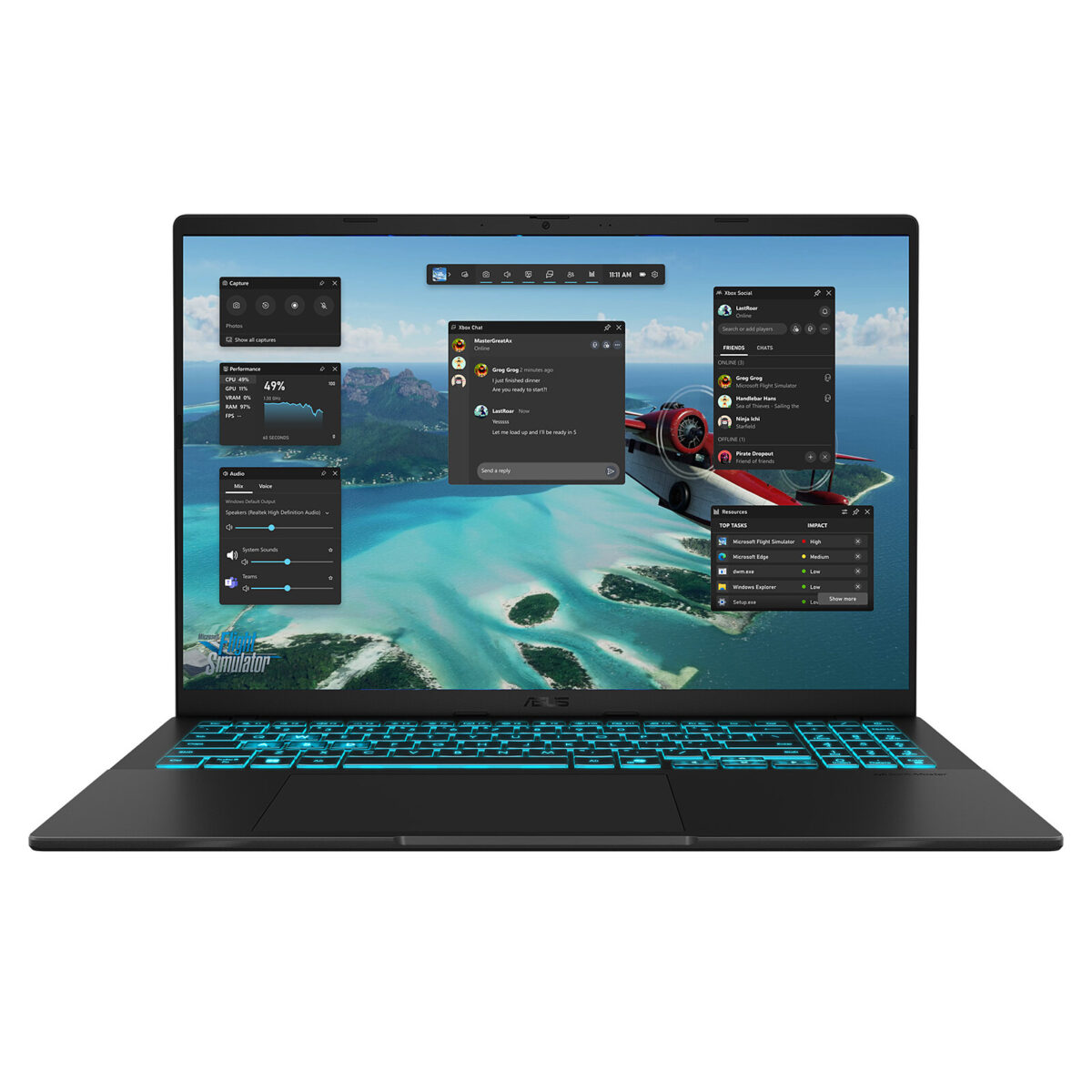 ASUS FX3607VU-RP297W - PC Portable Gamer 16" Full HD+ 144 Hz RTX 4050 – Image 1